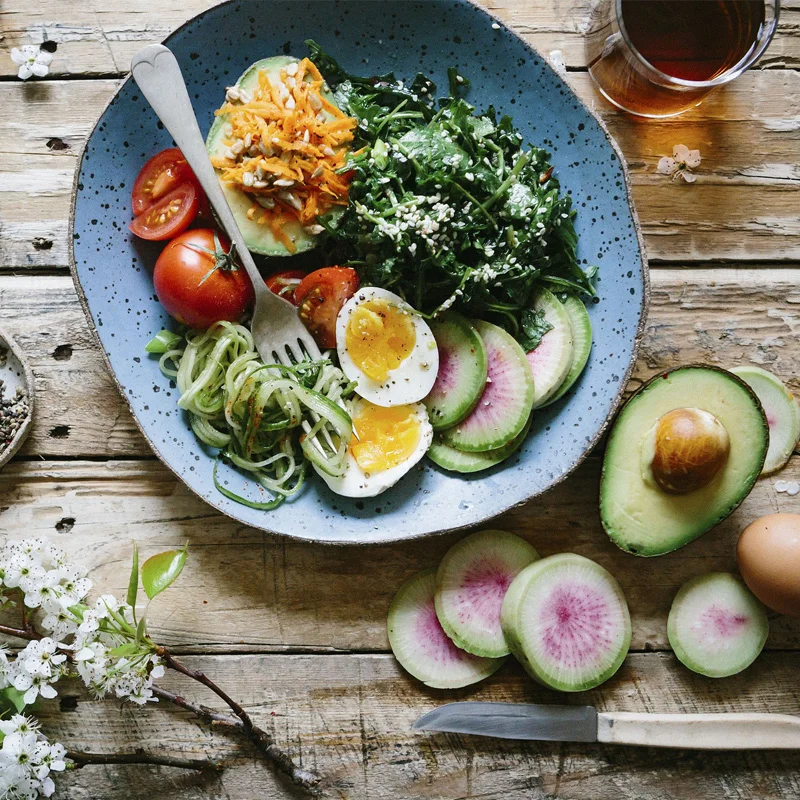 Gut health nutrition bowl